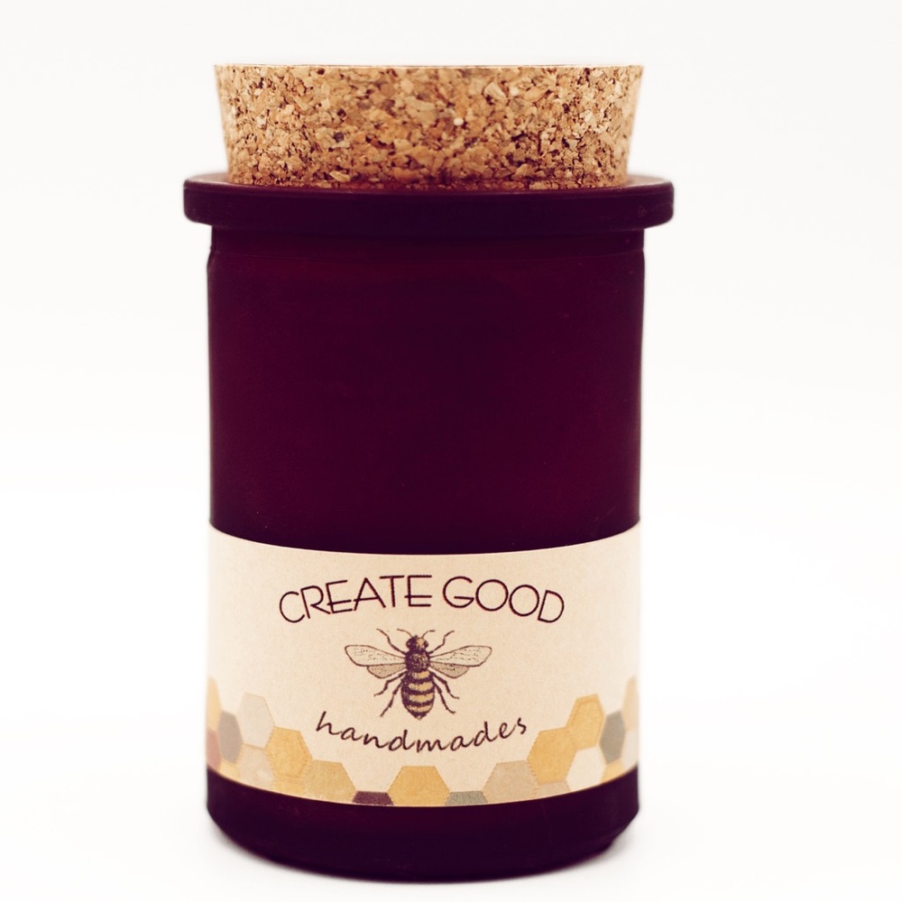 POMEGRANATE CIDER SOY CANDLE HANDMADE GIFT